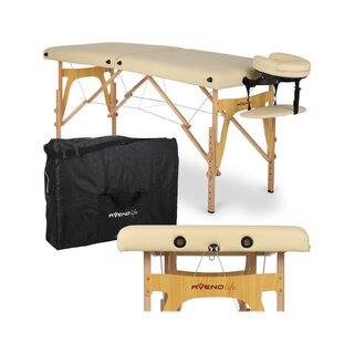 Draagbare massagetafel Sonia Lichtbeige