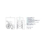 Lichtgewicht rolstoel met aluminium frame – Slechts 13,7 kg – Opvouwbaar