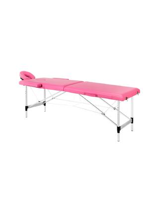 Opvouwbare massagetafel Balance aluminium 2-delig roze