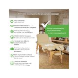 Draagbare massagetafel Bianca - Beige