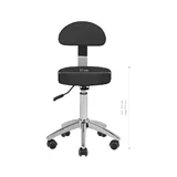 Behandelstoel SILLON Lux 273b + kruk 304 zwart