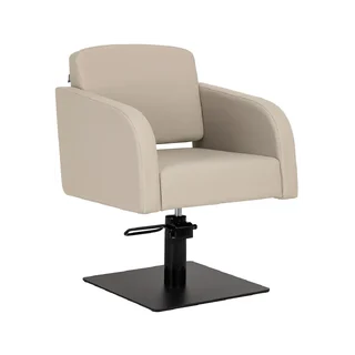 Gabbiano Elda kappersstoel grijs beige