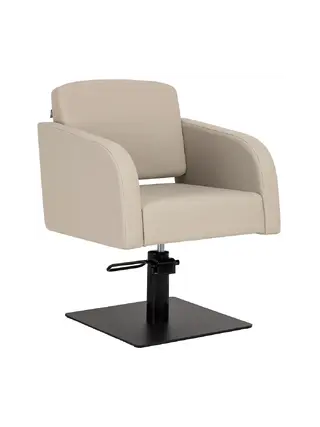 Gabbiano Elda kappersstoel grijs beige