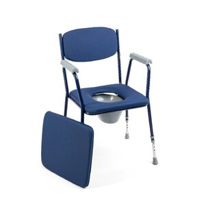 Gestoffeerde toiletzitting Blauw TIM
