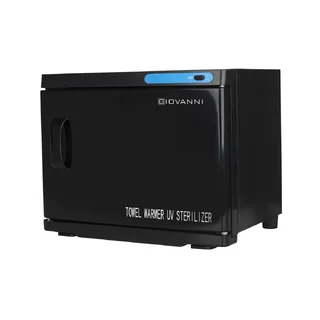 Handdoekverwarmer met UV-sterilisator 23 liter Zwart