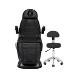 Behandelstoel SILLON Lux 273b + kruk 304 zwart