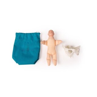 Mini bekken met geboortepop