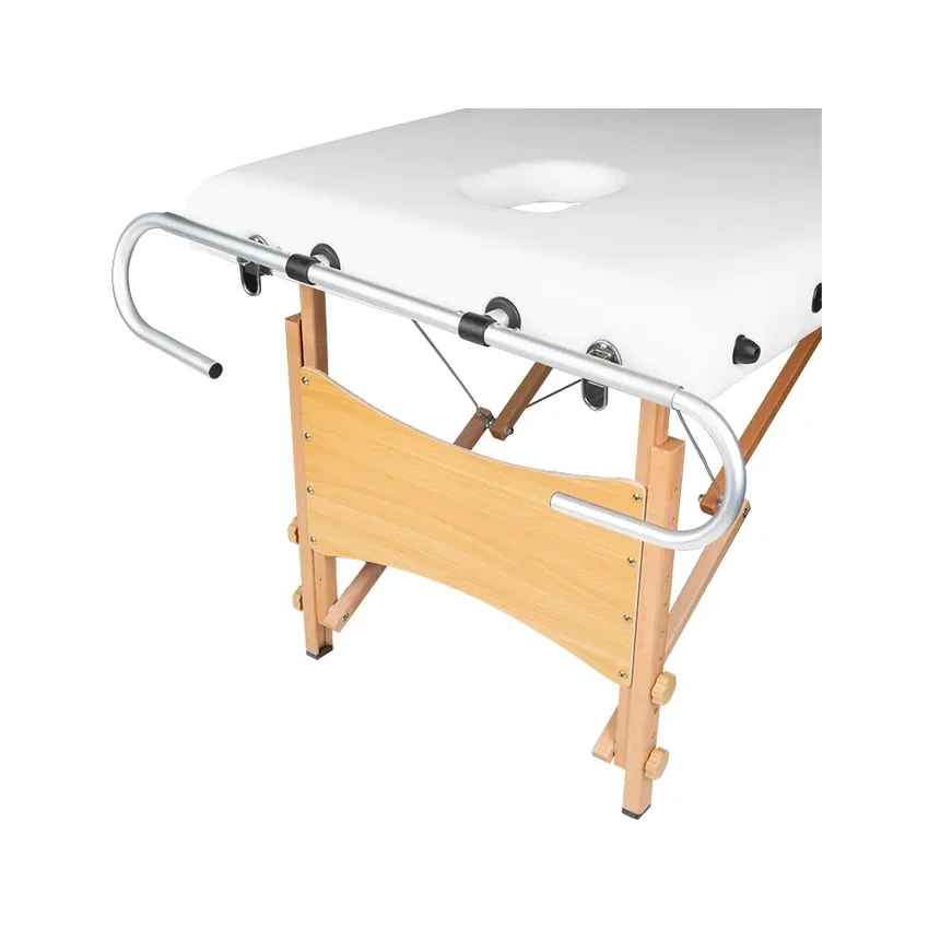 Draagbare massagetafel met papierhouder