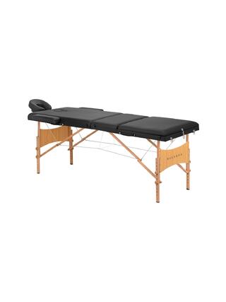 Opvouwbare massagetafel Balance hout 3-delig zwart