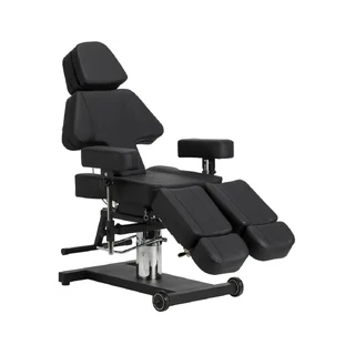 Pro Ink 605 tattoo stoel met soepele verstelling, zwart