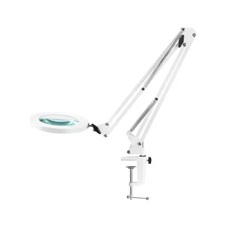 Vergrootlamp voor tafelblad GLOW 308 wit