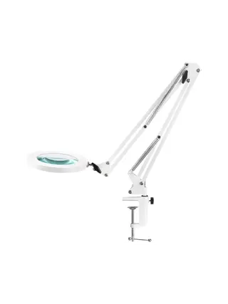 Vergrootlamp voor tafelblad GLOW 308 wit