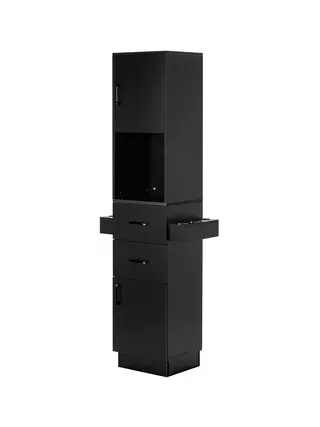 Totem voor kappersstation - Zwart
