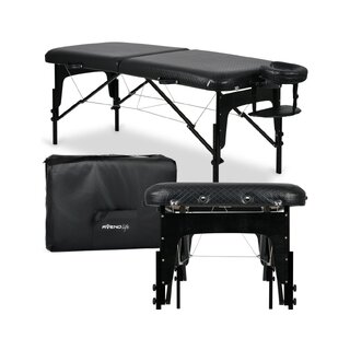 Draagbare massagetafel exclusief Estetic Black