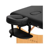 Opvouwbare massagetafel Balance Lux hout 2-delig 190x70 zwart