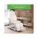 Cosmetische behandelstoel, elektrisch Elara PRO 6P - wit