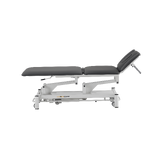 Elektrische massagetafel 5-delig - Rila PRO - Wit frame, grijze bekleding