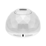 UV LED glanzende 86W lamp wit/zilver parelmoer