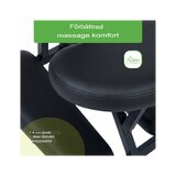 Energiemassagestoel - zwart