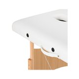 Opvouwbare massagetafel Balance Lux hout 2-delig 190x70 wit