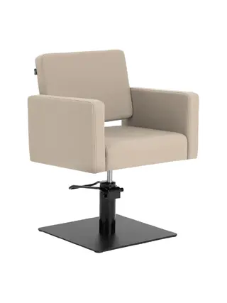Gabbiano Vitoria kappersstoel grijs beige