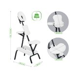 Energiemassagestoel - wit
