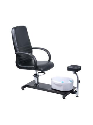 Pedicurestoel met voetmassageapparaat BW-100 zwart