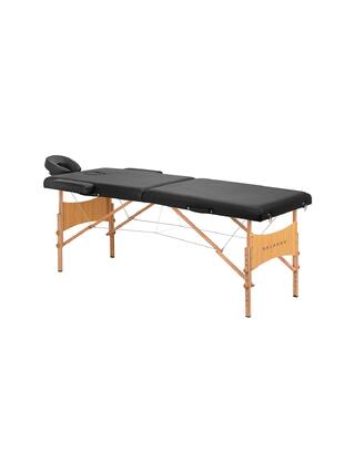 Opvouwbare massagetafel Balance Lux hout 2-delig 190x70 zwart