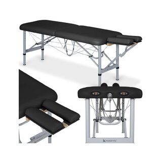 Chiro UltraLux 19, draagbare chiropractietafel - Zwart