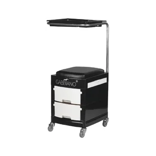 Cosmetische hulpkruk 16 plus zwart wit