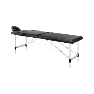 BALANCE opvouwbare aluminium massagetafel - Zwart