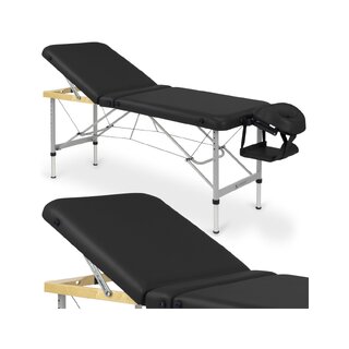 Massagetafel aluminium Aero Plus 60cm K015 Zwart