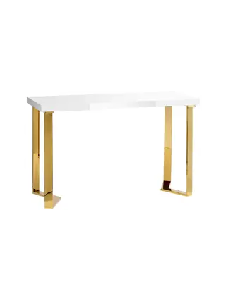 Momo 05-GL kaptafel - goudwit