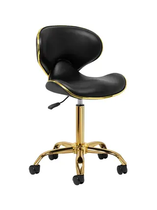 Werkstoelkruk ergonomisch Q-4599G zwart