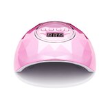 UV LED glanzende 86W lamp in roze parelmoerglans