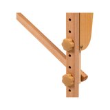 Opvouwbare massagetafel Balance hout 2-delig zwart