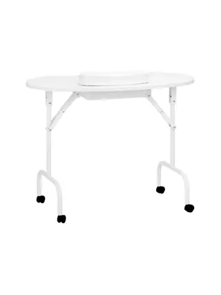 Opvouwbaar bureau nageltafel 4031 wit + tas