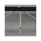 Massagetafel Medmal Alu 70 Vinyl Flex K015 Zwart
