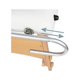 Draagbare massagetafel met papierhouder