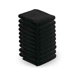 Microvezelhanddoek 73x40cm 10 stuks zwart