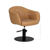 Barber chair Gabbiano Copenhagen caramel
