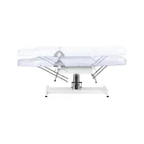 Behandelstoel 360 graden hydraulisch - v2 210 koud wit
