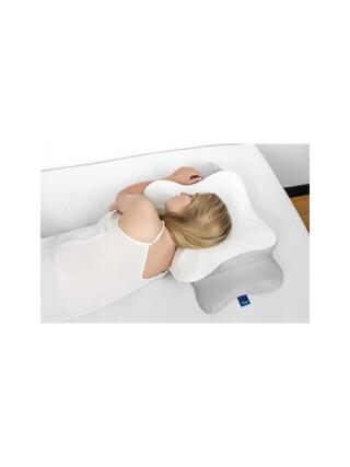 Zijslaper en CPAP-kussen