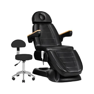 Behandelstoel SILLON Lux 273b + kruk 304 zwart