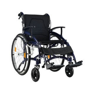 Lichtgewicht rolstoel lichtgewicht 12 KG Premium aluminium, donkerblauw