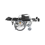 Rolstoelleuning in aluminium