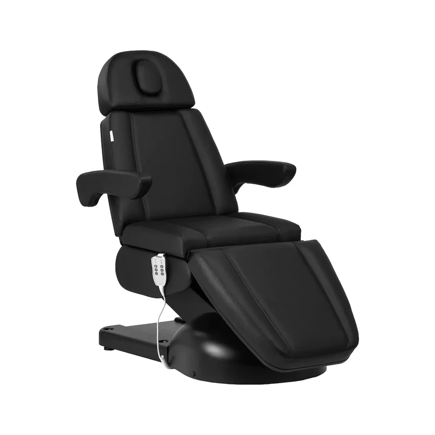 Azzurro Lux beauty stoel 3 motoren Zwart