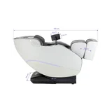 Massagestoel 3D Sakura Maximus 809 wit grijs