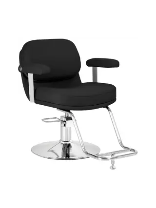 Kappersstoel Omega Astra zwart
