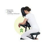 Energiemassagestoel - zwart